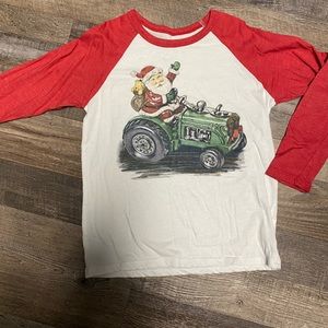 Boy Stuff size 5 Christmas shirt